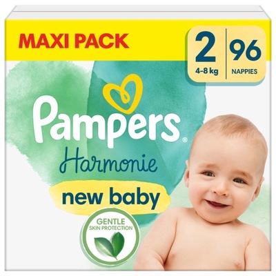 Pampers Harmonie New Baby pieluszki rozmiar 2 96 szt.