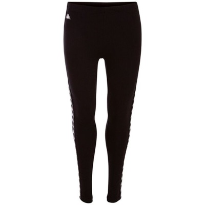 Legginsy damskie Kappa Jannie czarne 310026 19-4006 R. L