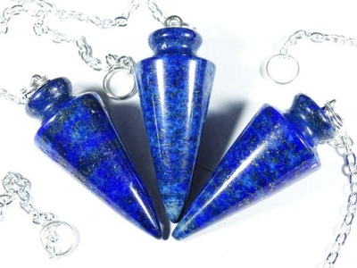 Lapis lazuli naturalny wahadełko wahadło1szt.10k