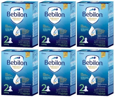 BEBILON 2 Pronutra ADVANCE mleko 6x1000g = 6000g