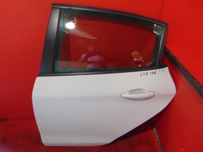 Peugeot 208 i двері задня ліва білий ewp фото №1