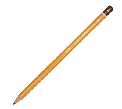 KOH-I-NOOR Ołówek techniczny GRAFITOWY 1500 3B 1szt