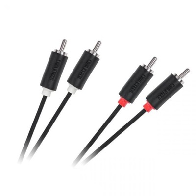 Kabel 2xRCA-2xRCA 1,8m Cabletech standard