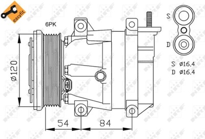 COMPRESSOR AIR CONDITIONER CHEVROLET LACETTI  