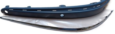 Mercedes e-klasa w211 молдинг na бампер хром pdc ліва фото №1