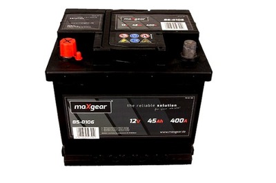 MAXGEAR BATTERY 12V 45AH 400A L + 207X175X190  