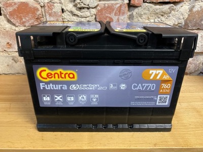 АККУМУЛЯТОР CENTRA FUTURA CA770 12C 77AH 760A