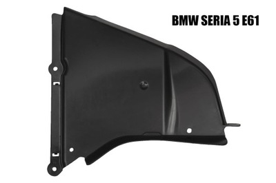 BMW 5 E61 2003-2010 PROTECCIÓN PARTE INFERIOR ALETA COMPENSADORA IZQUIERDA 51717033753  