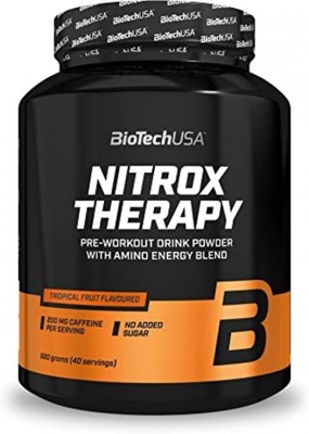 Biotech USA Nitrox Therapy 680g Mocna Pompa Brzoskwinia