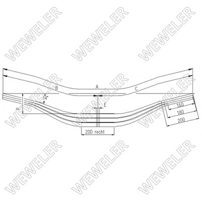 RESORTE BPW SCHOMÄCKER 09960100, O.E. 0508225102  