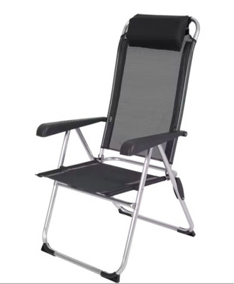 Krzesło turystyczne aluminiowe składane leżak