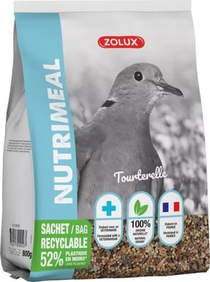 ZOLUX NUTRIMEAL karma Mieszanka dla turkawek 800g