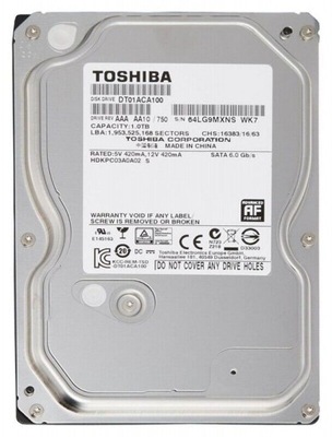 TOSHIBA 1TB HDD 3.5 SATA3 7200 SH20K17918