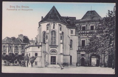 Brzeg - Brieg Piastenschloss mit Hedwigskirche