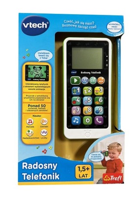 VTECH 61849 INTERAKTYWNY RADOSNY TELEFONIK SMARTFON wersja PL