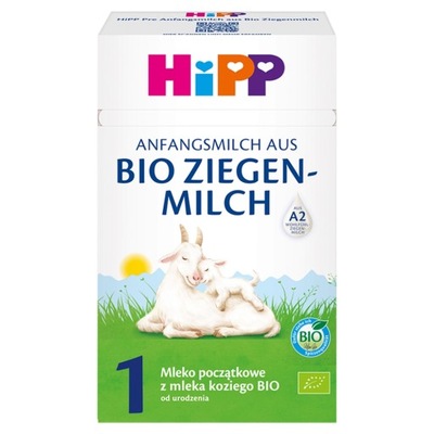 HiPP 1 Mleko początkowe z mleka koziego Bio, 400g