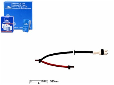 Датчик зносу гальмівних колодок гальмівних [ate] фото №1