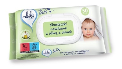 LULA Chusteczki nawilżane dla niemowląt/dzieci z oliwą z oliwek