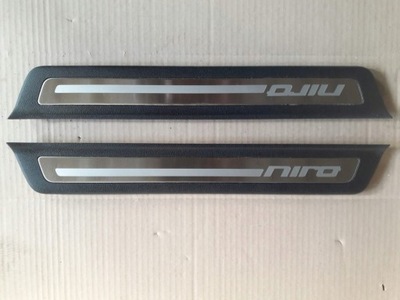 Kia niro накладка порог молдинг левая правая хром фото №1