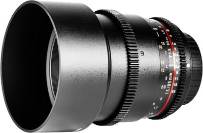 Filmowy Samyang 85 T1.5 VDSLR Sony A