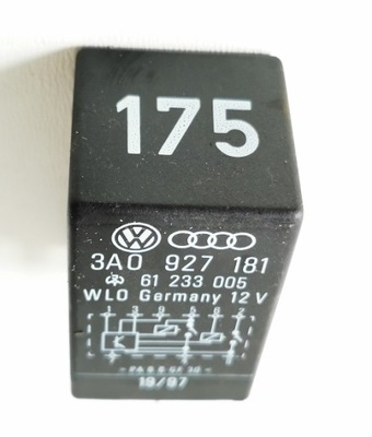 VW SEAT AUDI RELĖ 175 3A0927181 