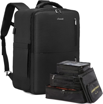 Plecak torba podróżna na laptopa Lovevook 40L 17'' z portem USB wodoodporna