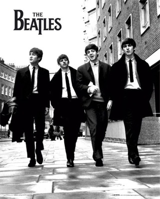 The Beatles w Londynie - plakat 40x50 cm