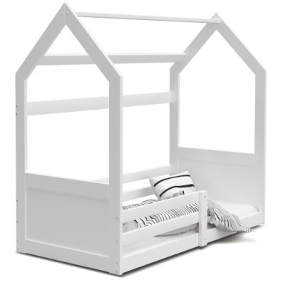 Łóżko dziecięce 190x80 drewniane domek MIKI