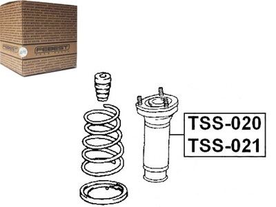 AIR BAGS SHOCK ABSORBER TOYOTA REAR CAMRY 96- LE FEBE  