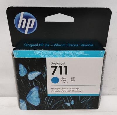 Tusz HP 711 Cyan 29ml CZ130A HP T120 T520 04.2023