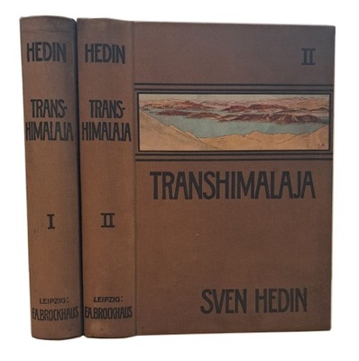 HEDIN Sven - Transhimalaja tom I i II 1909