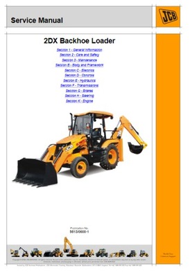 JCB SERVICE МЕХАНІКА 2DX BACKHOE LOADER фото