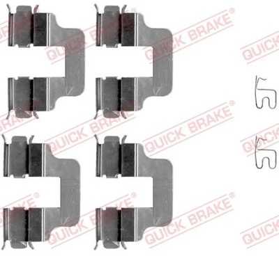 109-1245/QBK КОМПЛЕКТ MONT. KLOCKOW H-CA