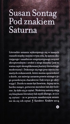 Pod znakiem Saturna Susan Sontag