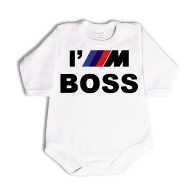 I'M BOSS - BMW - body niemowlęce - 92 dł