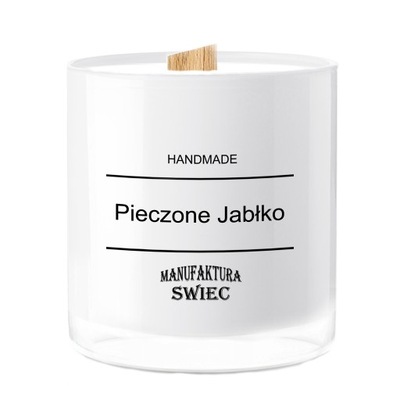 Pieczone Jabłko - Świeca Sojowa Zapachowa.