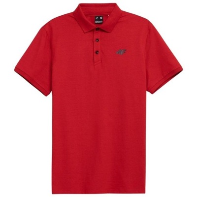 Koszulka męska 4f czerwona nosh4 tsm355 62s L