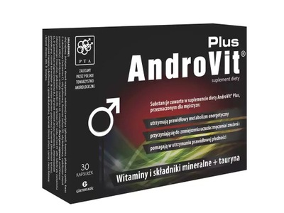 Androvit Plus witaminy dla mężczyzn 30 kaps