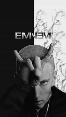 Plakat Eminem Rap GOD Legends Never Die 90x60 #3