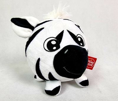 PLUSZAK MASKOTKA ZEBRA mega super