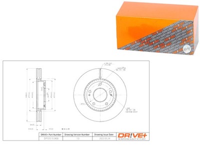 DISCOS DE FRENADO 2 PIEZAS PARTE DELANTERA HYUNDAI TUCSON 2 0B 04-10 VENTILADO  