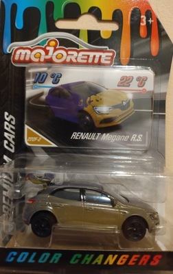 Majorette Color Change Renault Megane Opis!