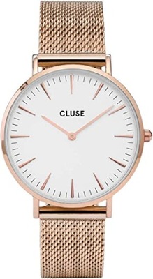 CLUSE CL18112 ROSE GOLD WHITE ZEGAREK DAMSKI