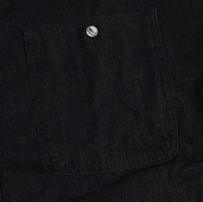 RANDOM koszula meska jeans navy DENIM SHIRT L 40
