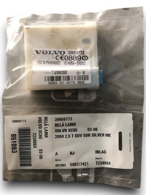 Volvo xc90 модуль блок управления сигнализация 30669773 фото №1