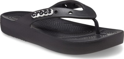 Crocs Platform Flip 207714 W9 39-40 czarne klapki