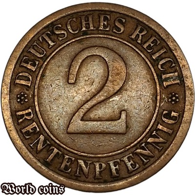 2 RENTENPFENNIG 1923 A