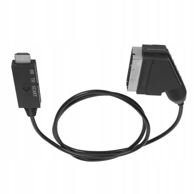 KABEL HDMI DO SCART CZARNY