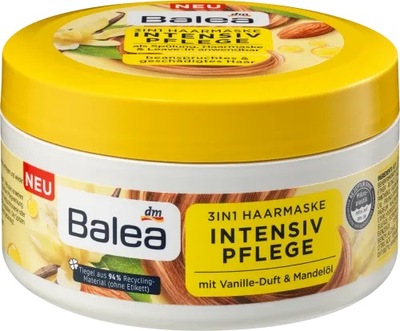 BALEA MASKA WŁOSY ZNISZCZONE WANILIA MIGDAŁ 300ml