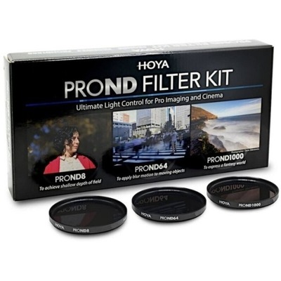 HOYA PRO ND FILTER KIT 52mm 3 filtry SZARE